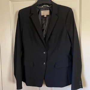 Banana Republic Classic Black Wool Blazer